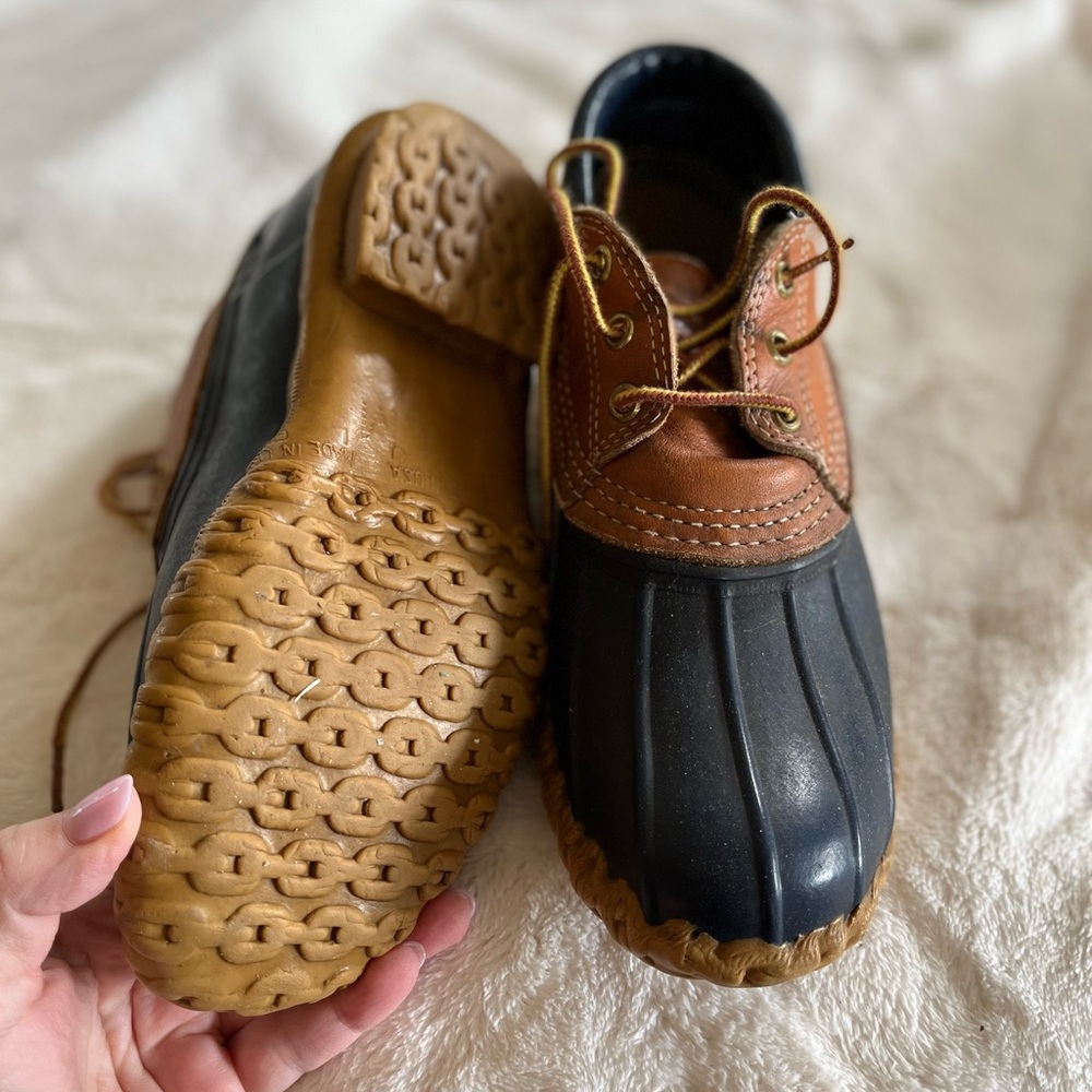 LL Bean ankle rain boots